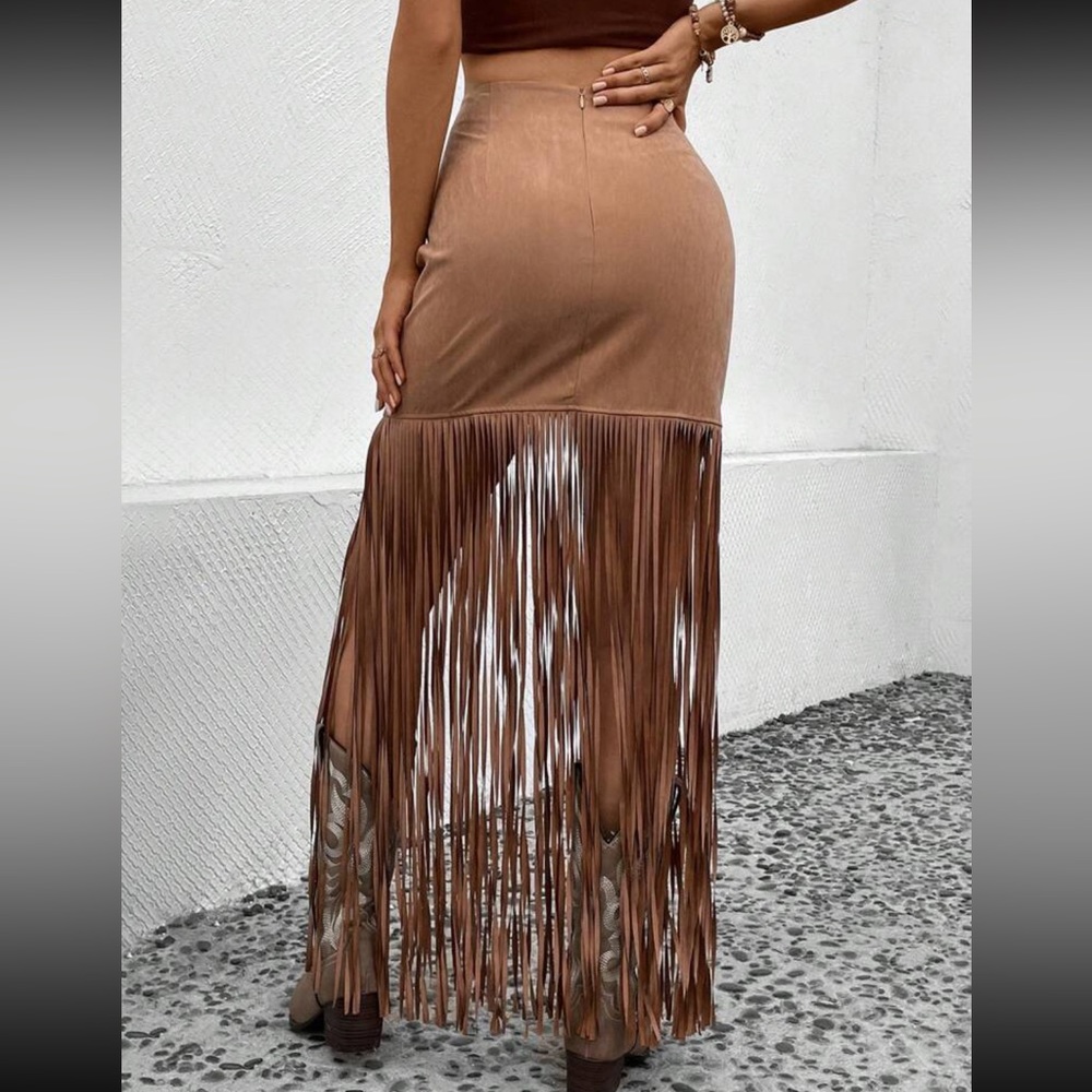 Fringe skirt